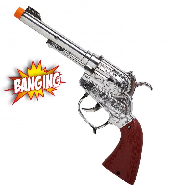 Cowboy Sheriff Pistole mit Soundeffekt