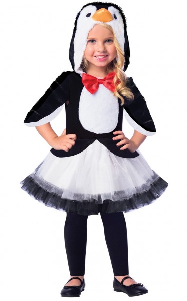 Pinguin-Kinderkostüm mit Kapuze