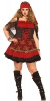 Vorschau: Verführerische Piratenbraut Plus Size Kostüm Für Damen