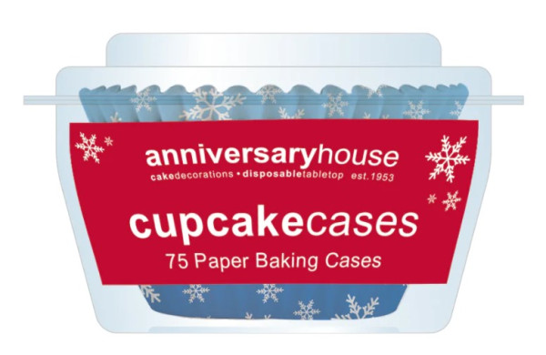 75 Schneeflocken Muffinförmchen 5