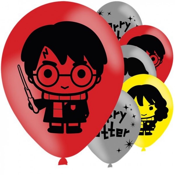 6 Harry Potter Latexballons 28cm