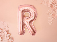 Folienballon R roségold 35cm