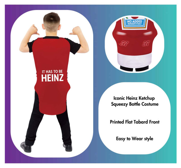 Heinz Ketchup Kostüm für Kinder 4