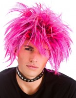 Wilde 80er-Jahre Perücke Pink