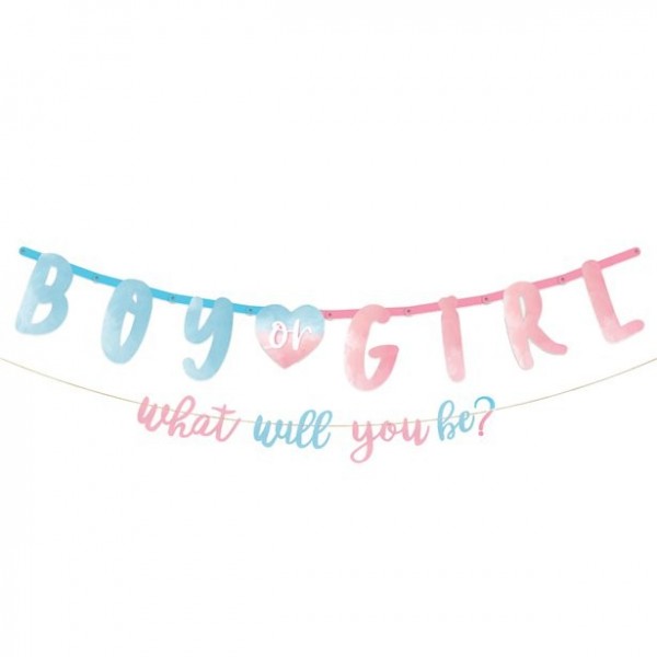 2 Boy or Girl Girlanden