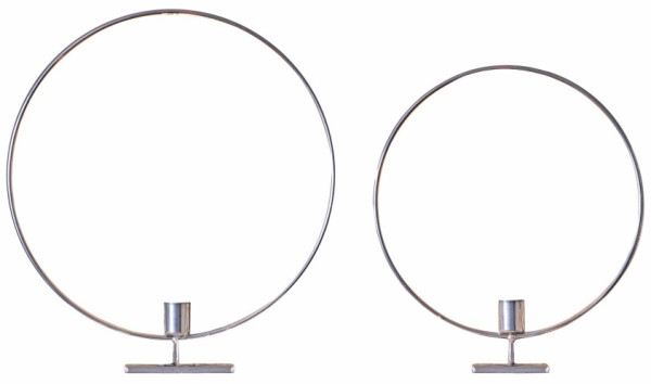 2 Kerzenständer Silber