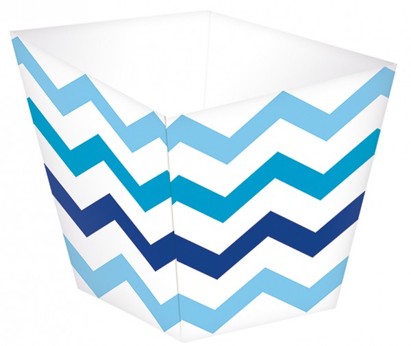 36 Mini Snack Boxen blau