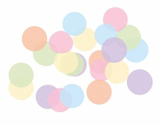 Pastell Regebogen Konfetti 10g