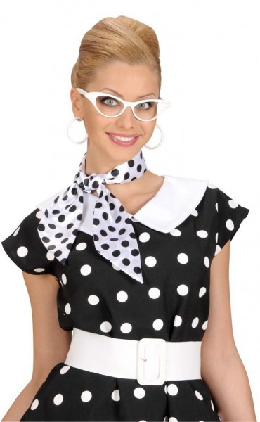 Polka Dots Gepunktetes Satin Halstuch