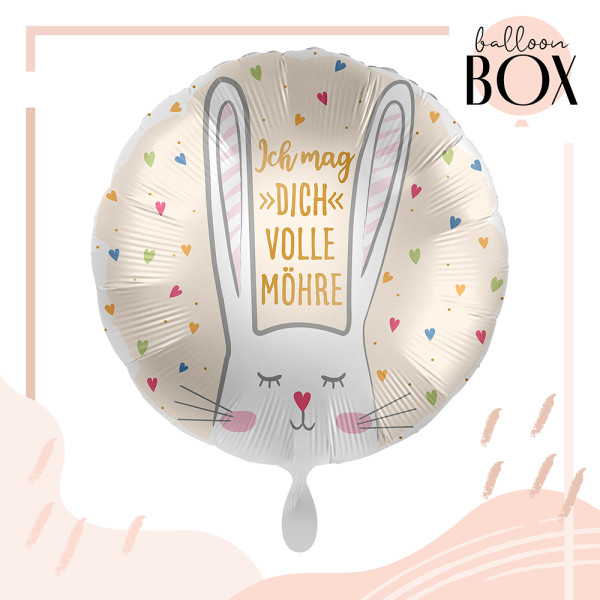 Balloha Geschenkbox DIY Ich mag Dich volle Möhre XL