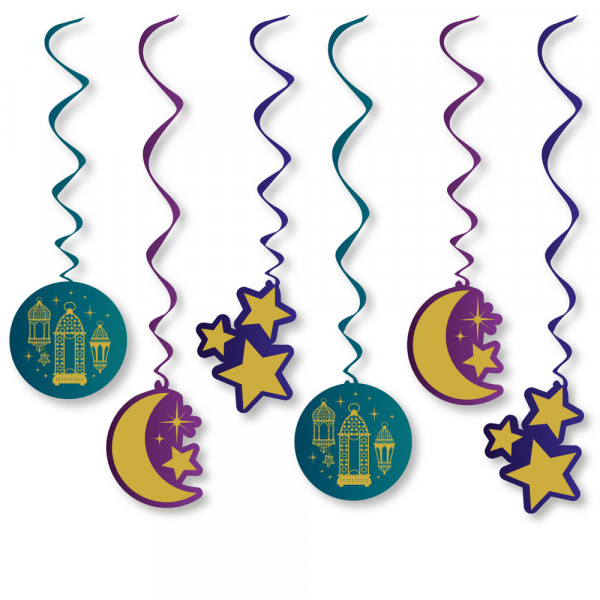 12 New Moon Eid Spiralhänger