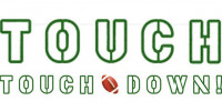 Football Touchdown Buchstabengirlande 1,8m