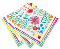 20 Mexican Boho Party Servietten 33cm