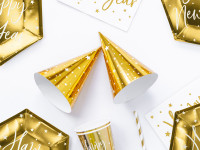 6 VIP New Year Partyhüte 16cm