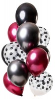 12 Latexballons Dark Richness