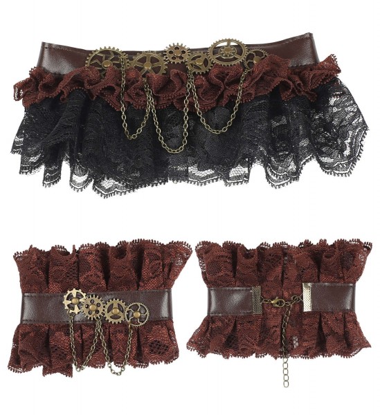 Steampunk Schmuck Set Gwen 2