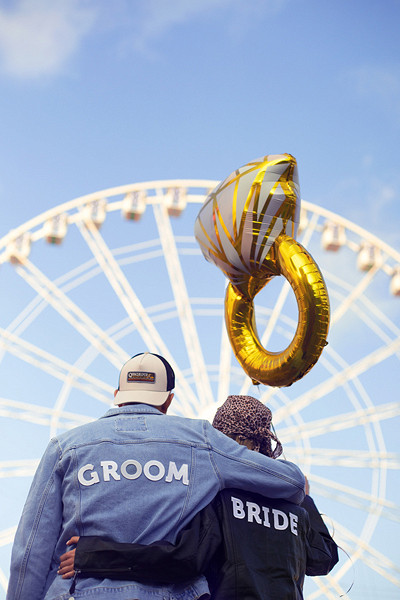 Golden Diamond Verlobungsring Ballon 5
