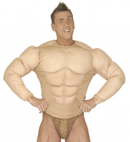 Gepolstertes Muskel Shirt Für Herren 4