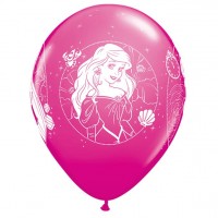 Vorschau: 6 Romantic Disney Princess Ballons 30cm