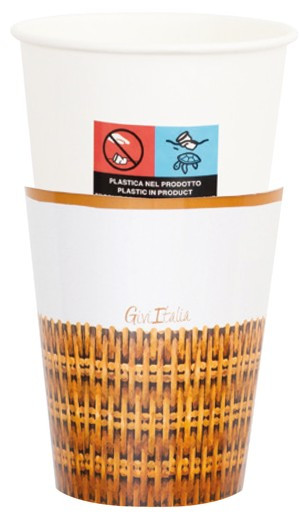 8 Strandkorbgeflüster Eco Pappbecher