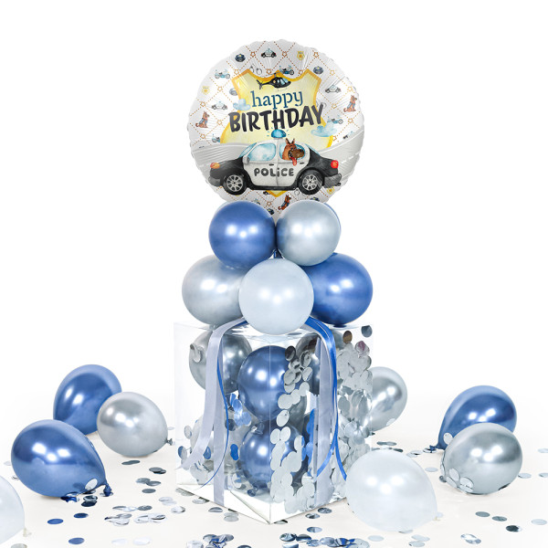Balloha Geschenkbox DIY Police Academy Birthday XL