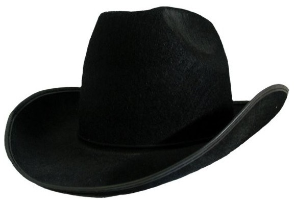 Schwarzer Cowboyhut Texas