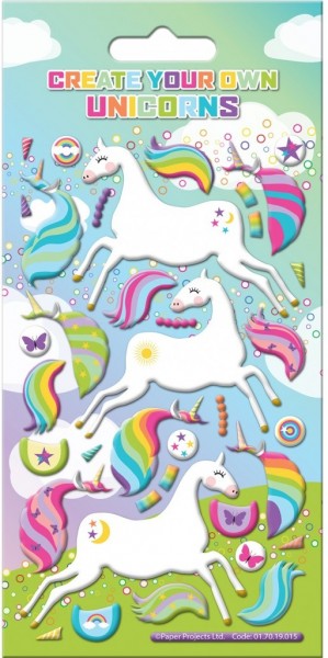 Gestalte dein Einhorn Sticker