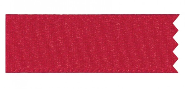 Rote Satin Kuchenrüsche 1m