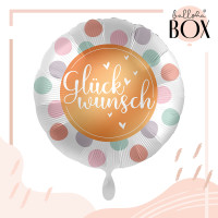 Vorschau: Balloha Geschenkbox DIY Glückwunsch Dots XL
