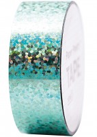 Holografisches Washi Tape türkis 10m