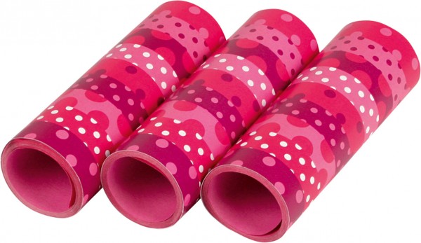3 Rollen Sweet Birthday Princess Luftschlangen