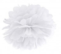 Pompon Romy weiß 35cm
