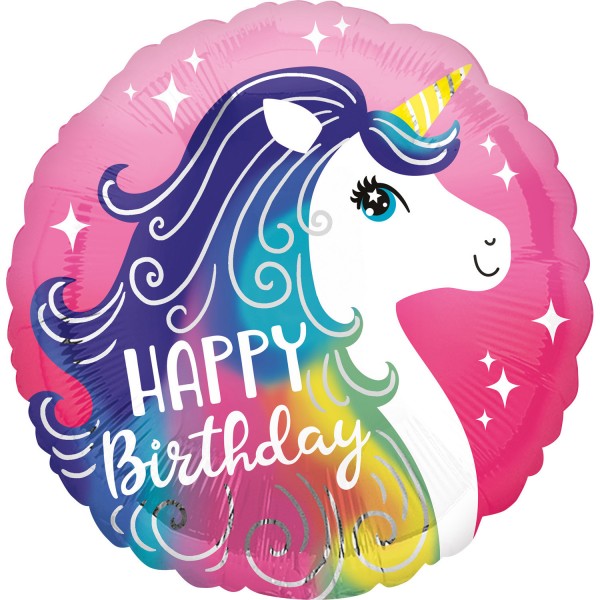 Einhorn Ballon Rainbow Dust 45cm