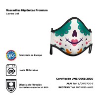 Vorschau: Mund Nasen Maske Calavera für Kinder