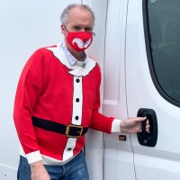 Vorschau: Mund-Nase-Maske Santa
