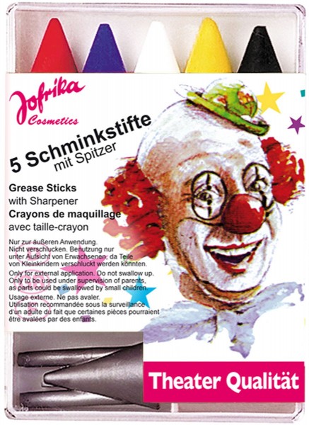 5 Schminkstifte Mit Anspitzer