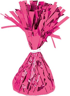 Fransenkegel Ballongewicht in Magenta