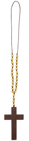 Priester Holzkreuz Halskette 2