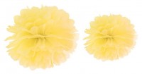 Pompon Romy zitronengelb 25cm