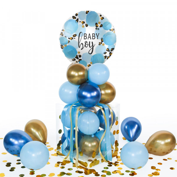 Balloha Geschenkbox DIY Baby boy XL