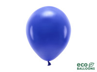 100 Eco Pastell Ballons royalblau 26cm