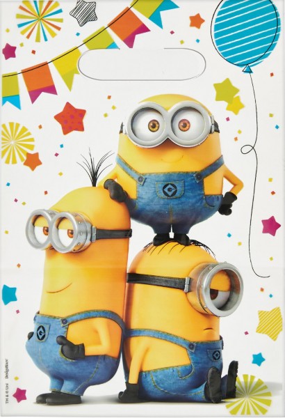 8 Hooray Minions Geschenktüten