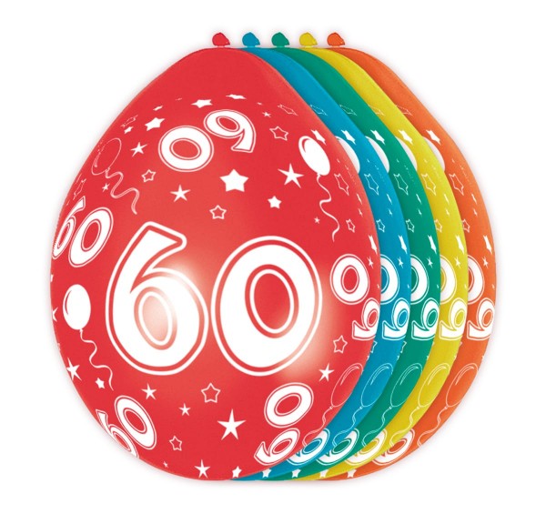 5 Ballons Big 60 30cm