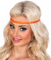 Vorschau: Neon Hippie-Stirnbänder Set 4-teilig