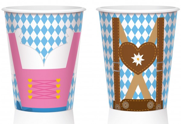8 O zapft is Pappbecher 250ml