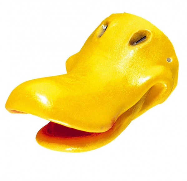 Gelbe Schnatterenten Maske