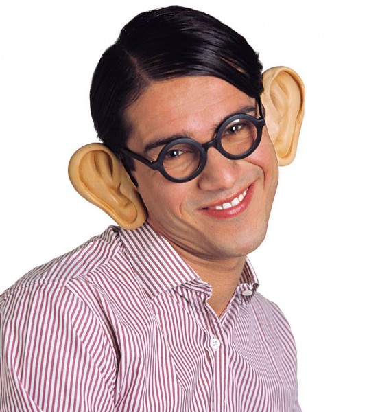 Schwarze Nerdbrille 3