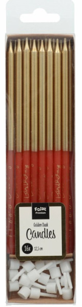 16 Golden Dusk Birthday Kerzen 3