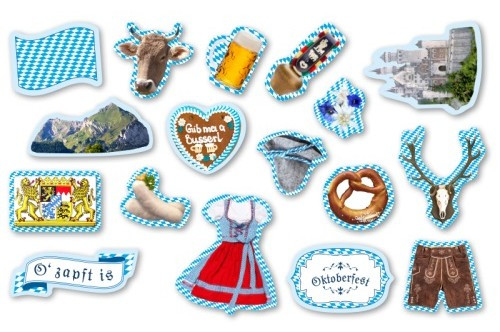 Wiesn Gaudi XXL Konfetti 51-teilig