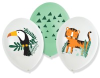 6 Wild Life Luftballons 27,5cm